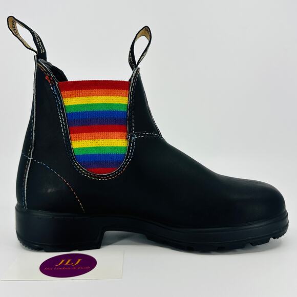 Blundstone 2105 Rainbow Black Leather Chelsea Boots Size 3.5 UK/ 6.5 US Women's - Picture 6 of 11